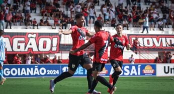 Na retomada de jogo no Accioly, Atlético-GO vence o Crac e pula para 4ª posição no Goiano