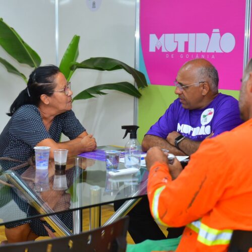 Gabinete Itinerante do Prefeito no Mutirão de Goiânia. Foto: Jackson Rodrigues