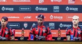 Atlético-GO faz apresentação de Yone Gonzalez e mais dois reforços para o Brasileiro e Copa do Brasil