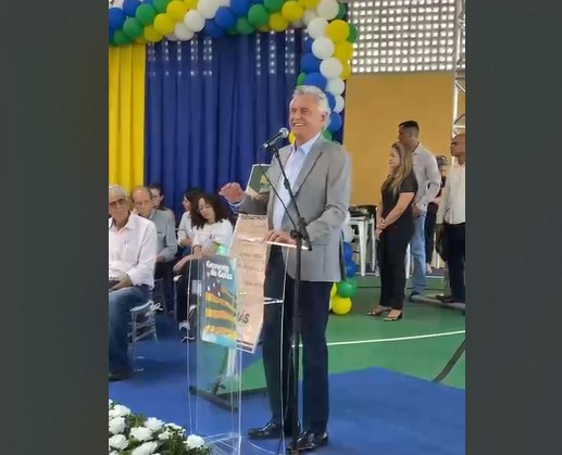 Ronaldo Caiado inaugura Colégio Estadual que homenageia seu filho. Foto: DG