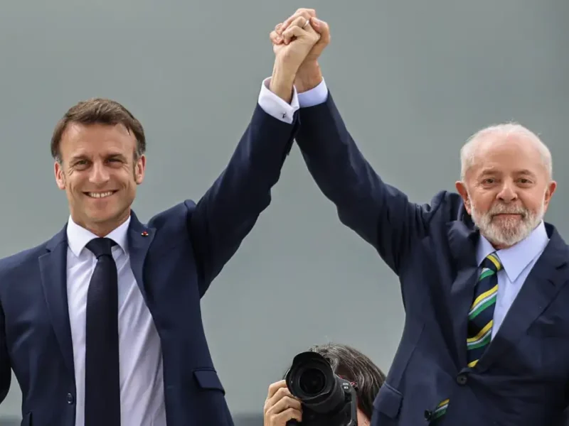 Emmanuel Macron Lula Brasil-França