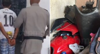 Homem é preso em flagrante por desmanche de moto roubada em Goiânia