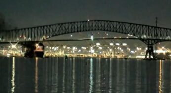 Ponte desmorona após ser atingida por navio cargueiro, nos Estados Unidos