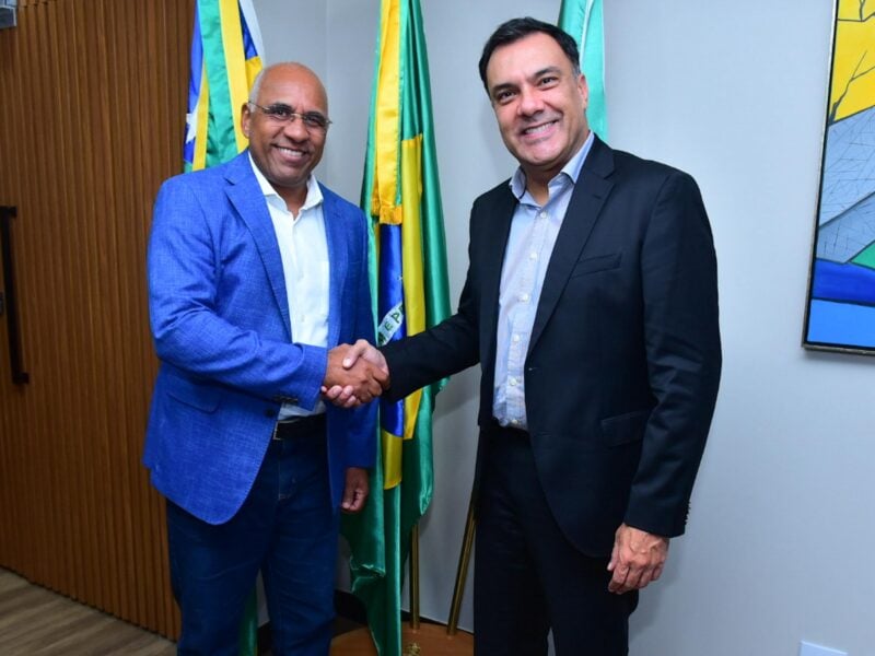 Rogério Cruz se reuniu com o vice-presidente da TIM Brasil, Fabio Avellar sobre projeto 5G. Foto: Jucimar de Sousa