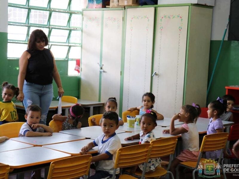 Educação infantil de Goiânia. Foto: SME