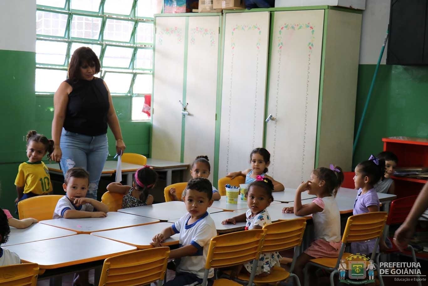 Educação infantil de Goiânia. Foto: SME