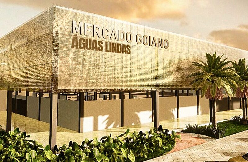 mercadão de águas lindas de goiás entrega obra inauguração