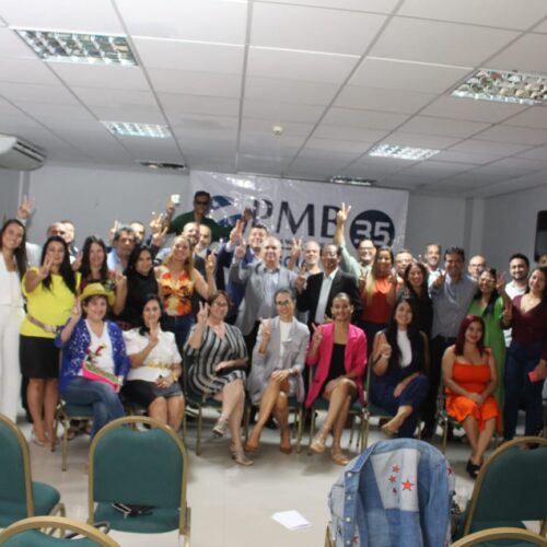 Reunião de pré-candidaturas de vereadoras do PMB. Foto: Divulgação