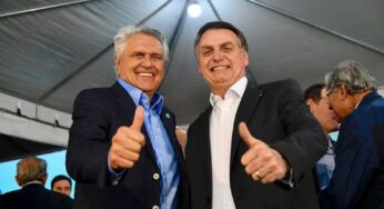 Ao lado de Caiado, Bolsonaro participa de evento do PL na Pecuária de Goiânia