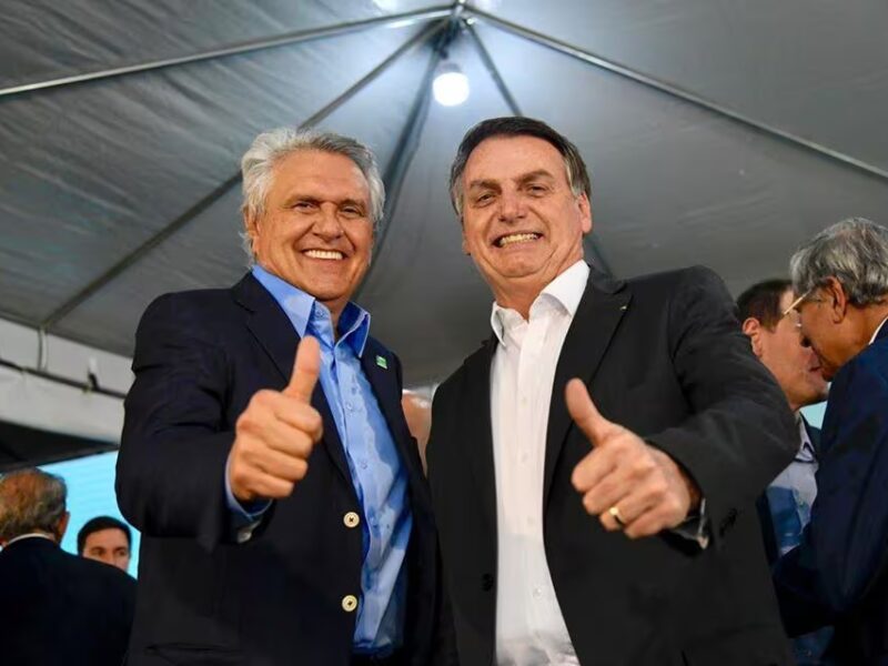 Ronaldo Caiado e Jair Bolsonaro