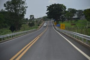 Rodovia com recursos do Fundeinfra. Foto: Silvano Vital/Goinfra