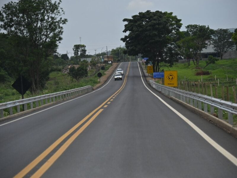 Rodovia com recursos do Fundeinfra. Foto: Silvano Vital/Goinfra