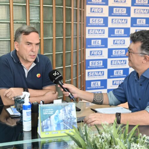 Sandro Mabel, pré-candidato a prefeito de Goiânia. Foto: Alex Malheiros/ Fieg