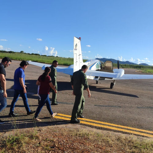 avião alego transporte de órgãos uruaçu goiânia