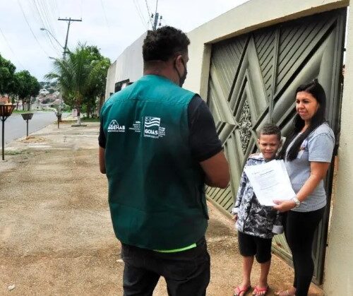 cadastramento para regularização de imóveis do Jardim Tiradentes. Foto: Agehab