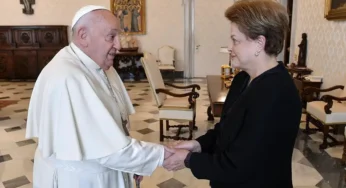 Dilma Rousseff é recebida pelo Papa Francisco no Vaticano e revela tema da conversa