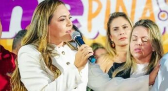 Cristiane Pina anuncia Milter Mayer para vice e diz estar determinada a mudar a realidade de Senador Canedo