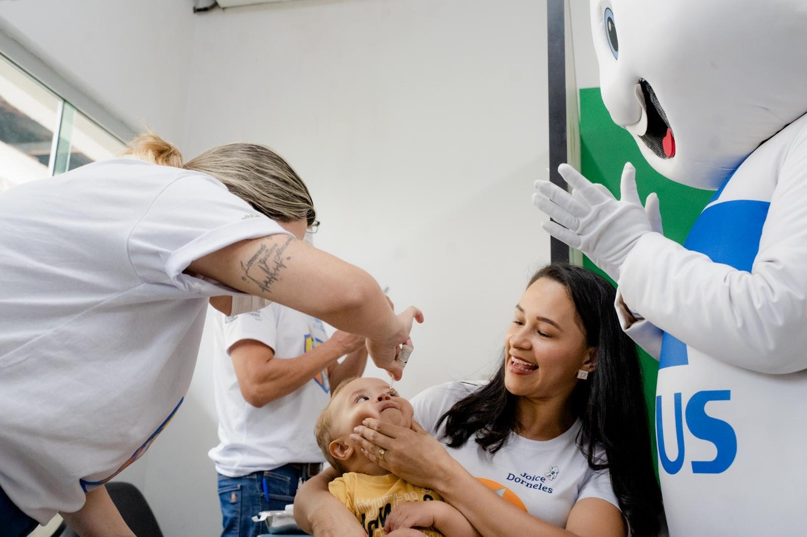 Goiânia inicia Campanha Nacional de Vacinação Contra Poliomielite nesta segunda-feira (27)