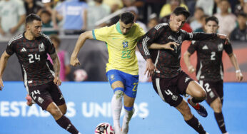 Em jogo de cinco gols, Brasil vence México na preparação para Copa América