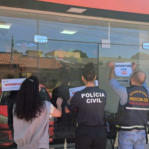 Operação conjunta interdita Clínica Veterinária em Goiânia. Foto: Procon Goiás