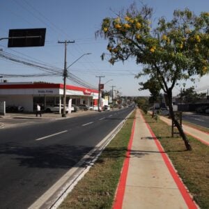 Avenida Rio Verde após revitalização. Foto: Brunno Moreira