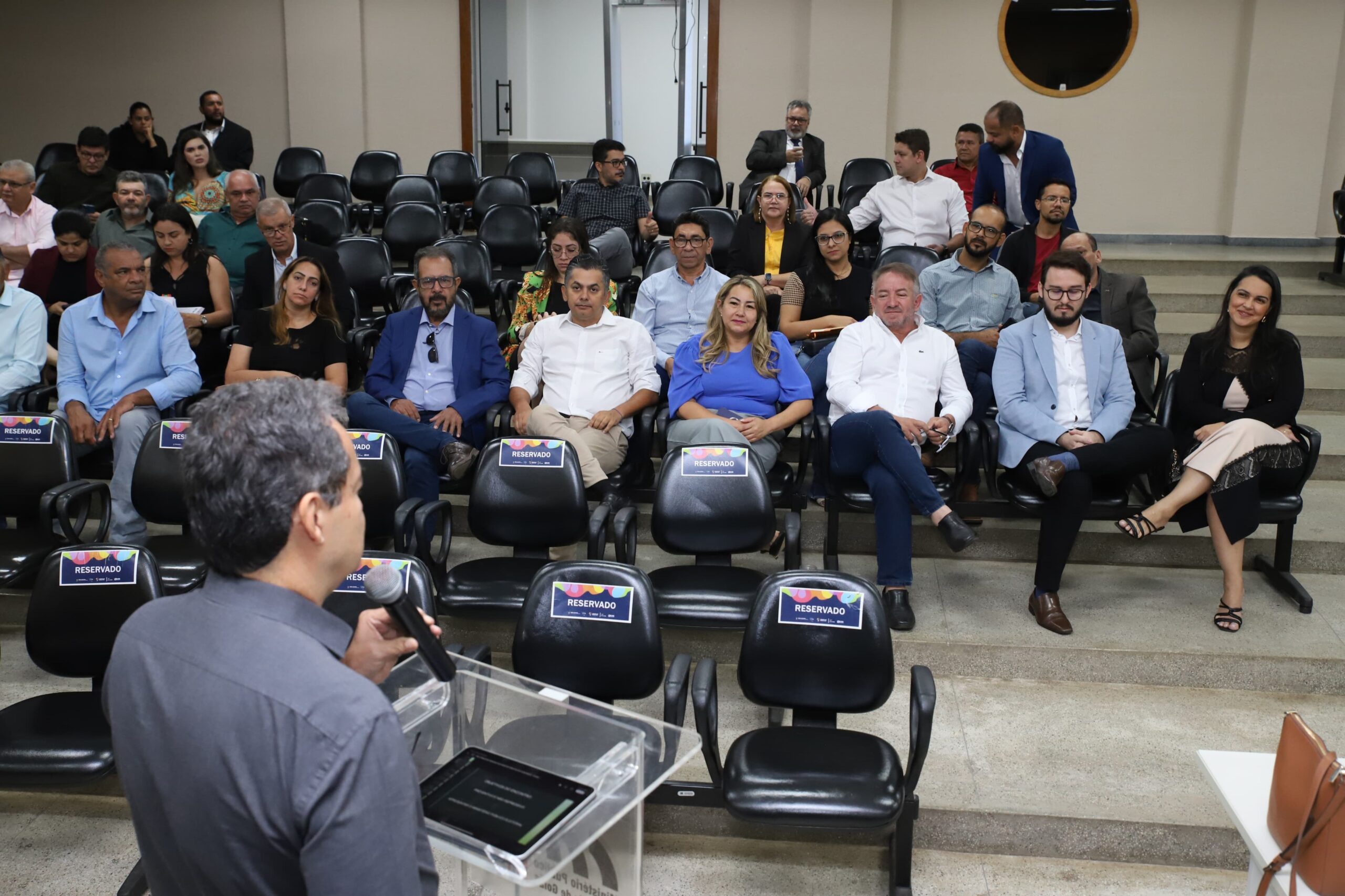 MPGO relembra regras do processo eleitoral a agentes públicos de Aparecida. Foto: Rodrigo Estrela