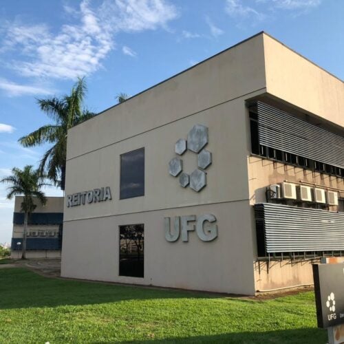 Reitoria UFG. Foto: Divulgação