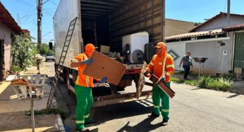 Serviço Cata-Treco promove ação de reforço em diversos pontos da capital, neste domingo (7)