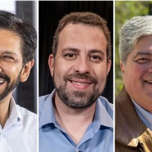 candidatos prefeitura de são Paulo. Boulos, Nunes e Datena. Foto: Montagem/Redes Sociais