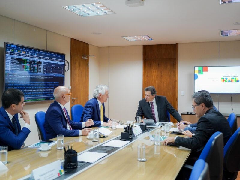 O Plano de Recuperação Fiscal de Goiás foi discutido em reunião com o ministro da Fazenda. Foto: Junior Guimarães