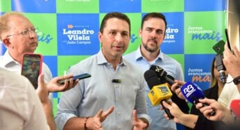 Gustavo Mendanha é anunciado como coordenador da campanha de Leandro Vilela em Aparecida