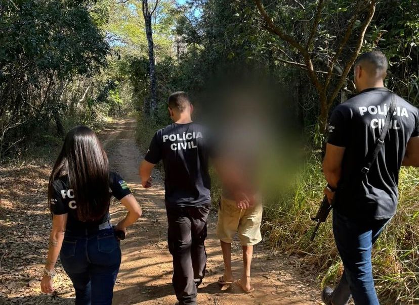 Preso em flagrante homem acusado de perseguição em Alto Paraíso de Goiás