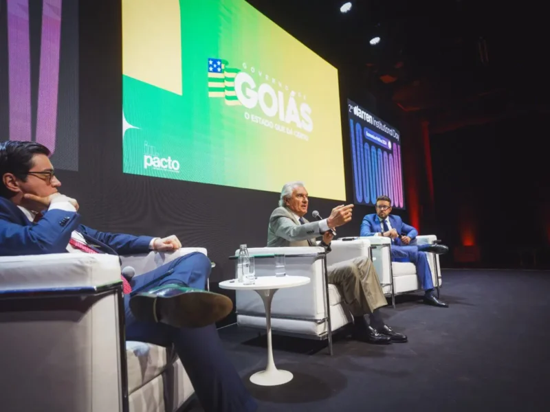 Ronaldo Caiado cumpre agenda em SP e apresenta mudanças feitas durante sua gestão em Goiás. Foto: Hegon Corrêa