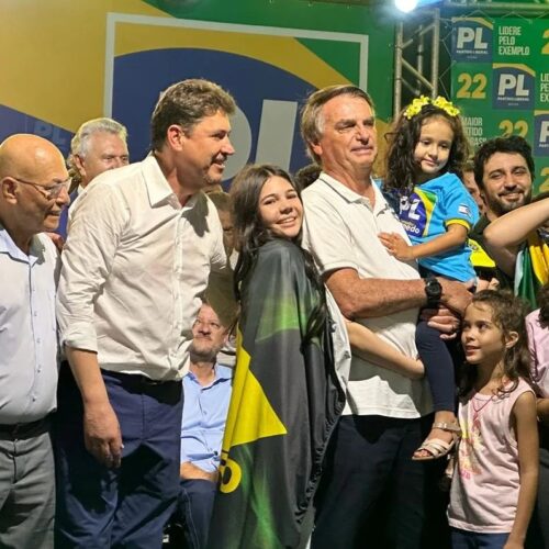 propaganda eleitoral Professor Alcides e Bolsonaro. Foto: Reprodução/Instagram