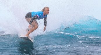 Tati Weston-Webb e Gabriel Medina são medalhistas olímpicos nas ondas de Teahupo´o