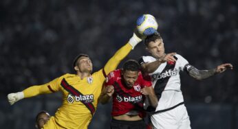 Na estreia de Umberto Louzer, Atlético-GO perde para o Vasco e está eliminado da Copa do Brasil