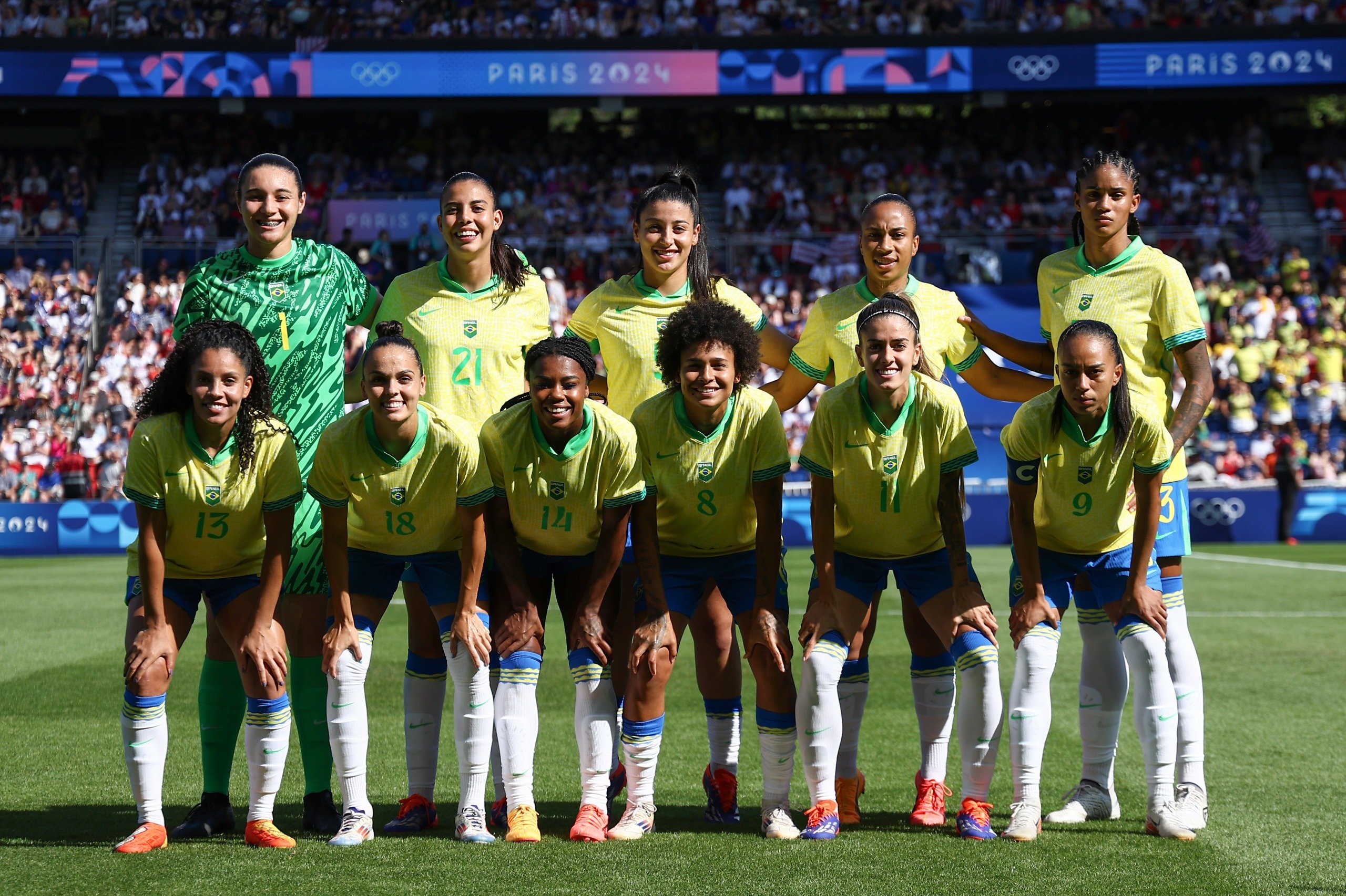 Seleção Brasileira perde para os Estados Unidos e fica com a prata no Futebol Feminino em Paris