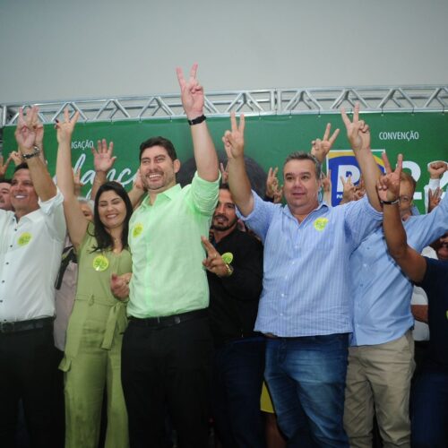 Sebastião Neto e Edvaldo da Cosmed tivera candidatura oficializada em Inhumas. Foto: Reprodução