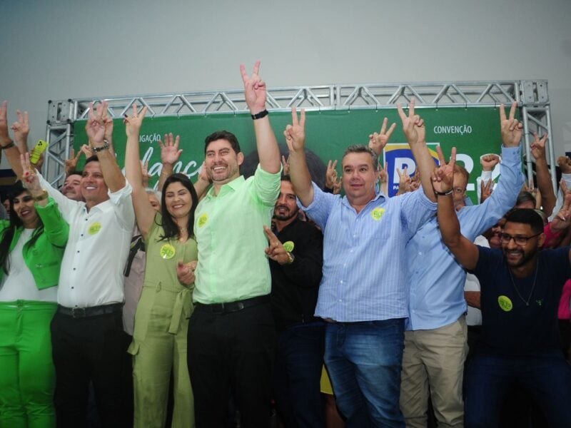 Sebastião Neto e Edvaldo da Cosmed tivera candidatura oficializada em Inhumas. Foto: Reprodução