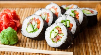 5 receitas de sushi vegetariano para fazer em casa