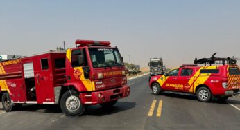 Incêndio às Margens da BR-364, em Portelândia deixa três pessoas feridas