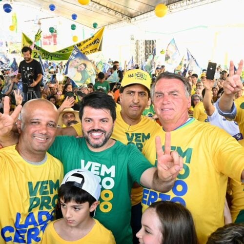 Bolsonaro cumpre agenda em Goiás para apoiar campanhas em Anapolis, Aparecida de Goiania. Foto: Reprodução/Redes sociais