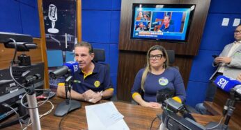 Sucena Hummel é confirmada na vice de Vanderlan durante sabatina da Rádio Bandeirantes e Diário de Goiás