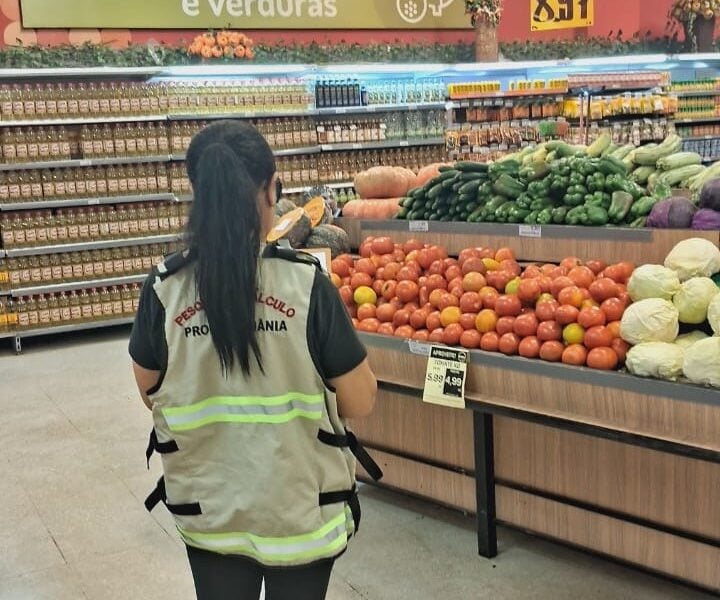 Pesquisa de preço da cesta basica. Foto: Procon Goiás