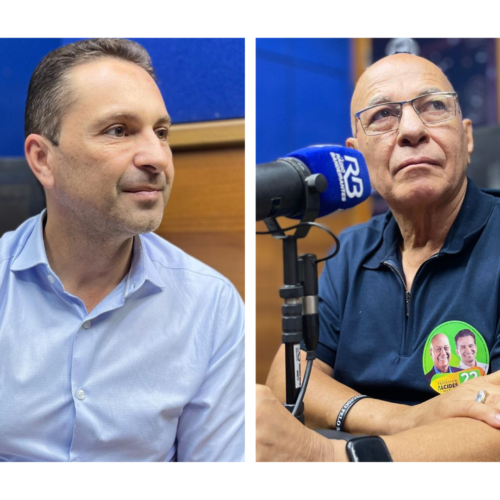 Leandro Vilela e Professor Alcides. Foto: Diário de Goiás/Montagem