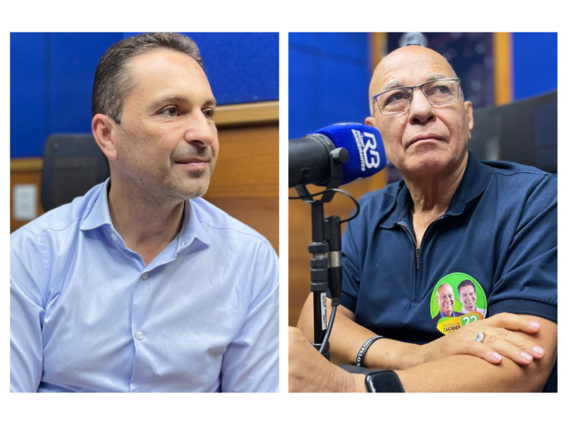 Leandro Vilela e Professor Alcides. Foto: Diário de Goiás/Montagem