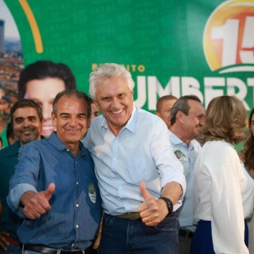 Ronaldo Caiado reitera apoio ao candidato de Jataí Humberto Machado. Foto: Divulgação