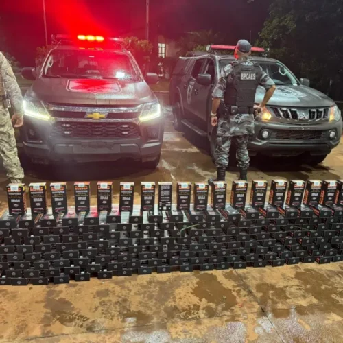 Polícia apreende maior carga de anabolizantes contrabandeados de 2024, em Goiás. Foto: PMGO