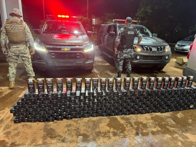 Polícia apreende maior carga de anabolizantes contrabandeados de 2024, em Goiás. Foto: PMGO