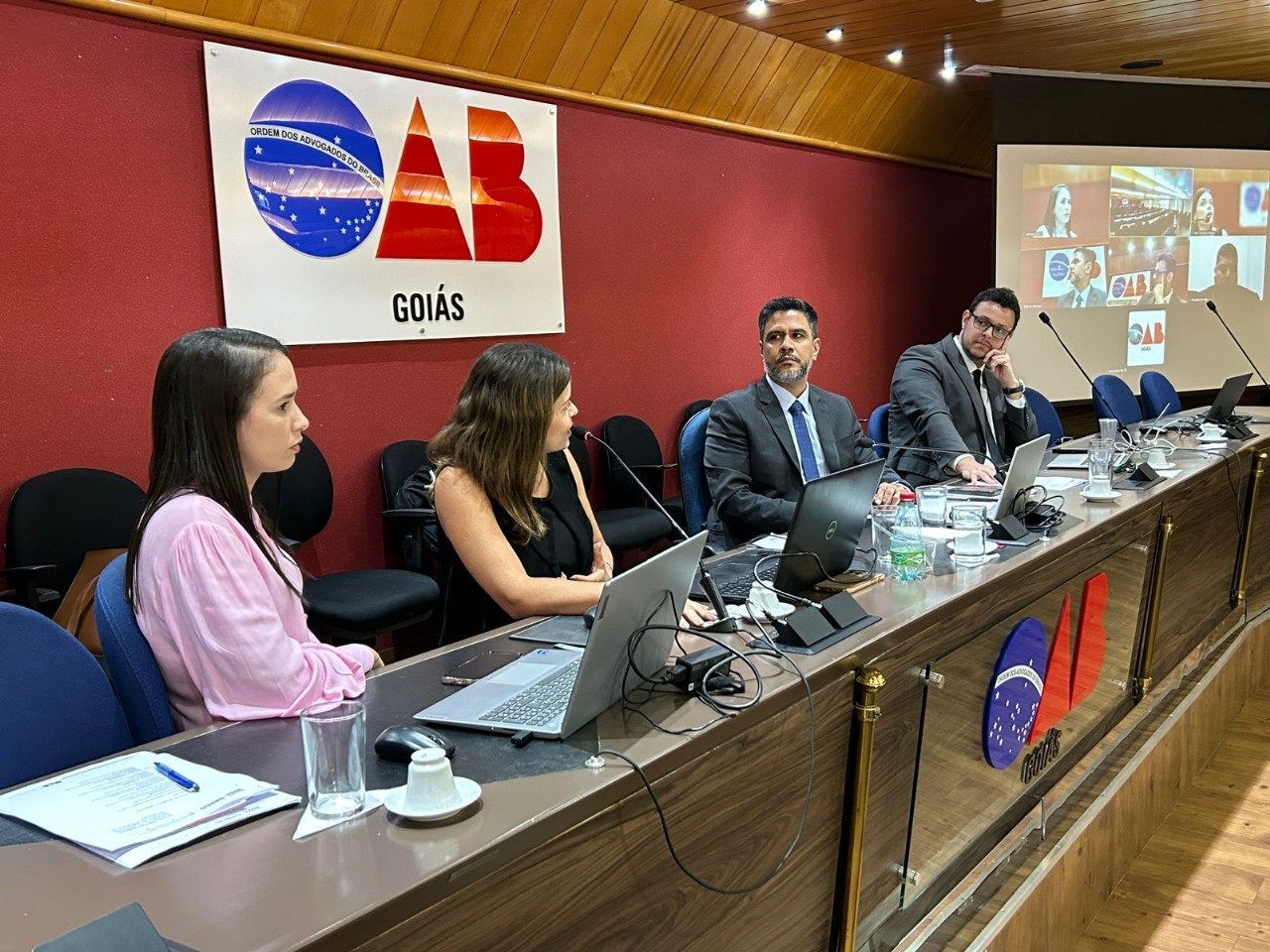 Reuniao da Comissao da eleição da OAB-GO. Foto: Divulgação